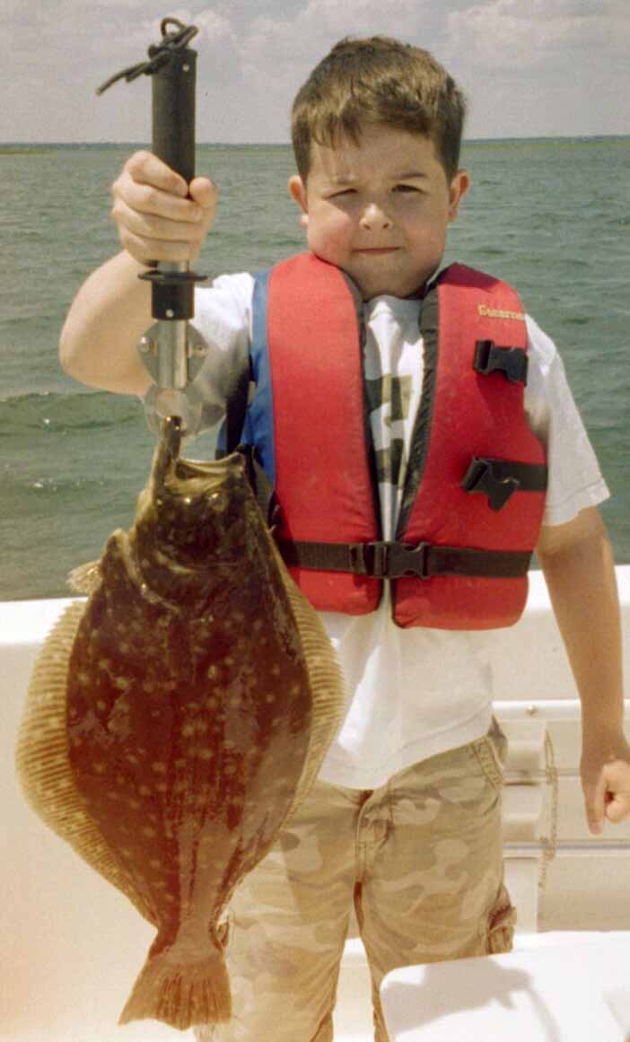 kids catch too!  Fluke in south jersey!