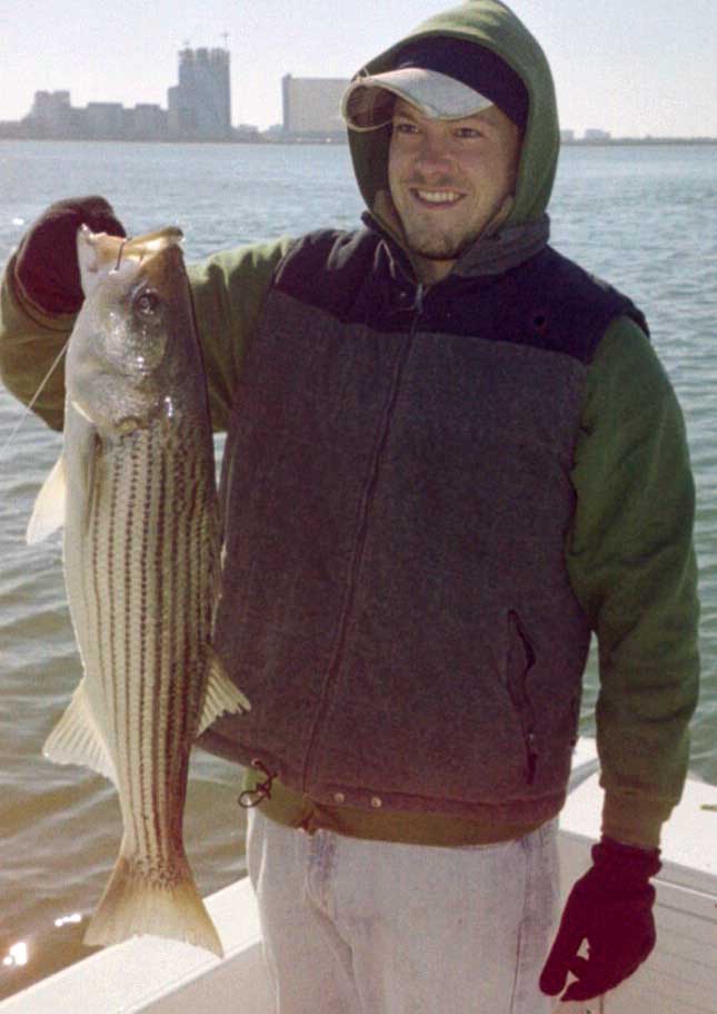 stripers in the back bay near brigantine, nj