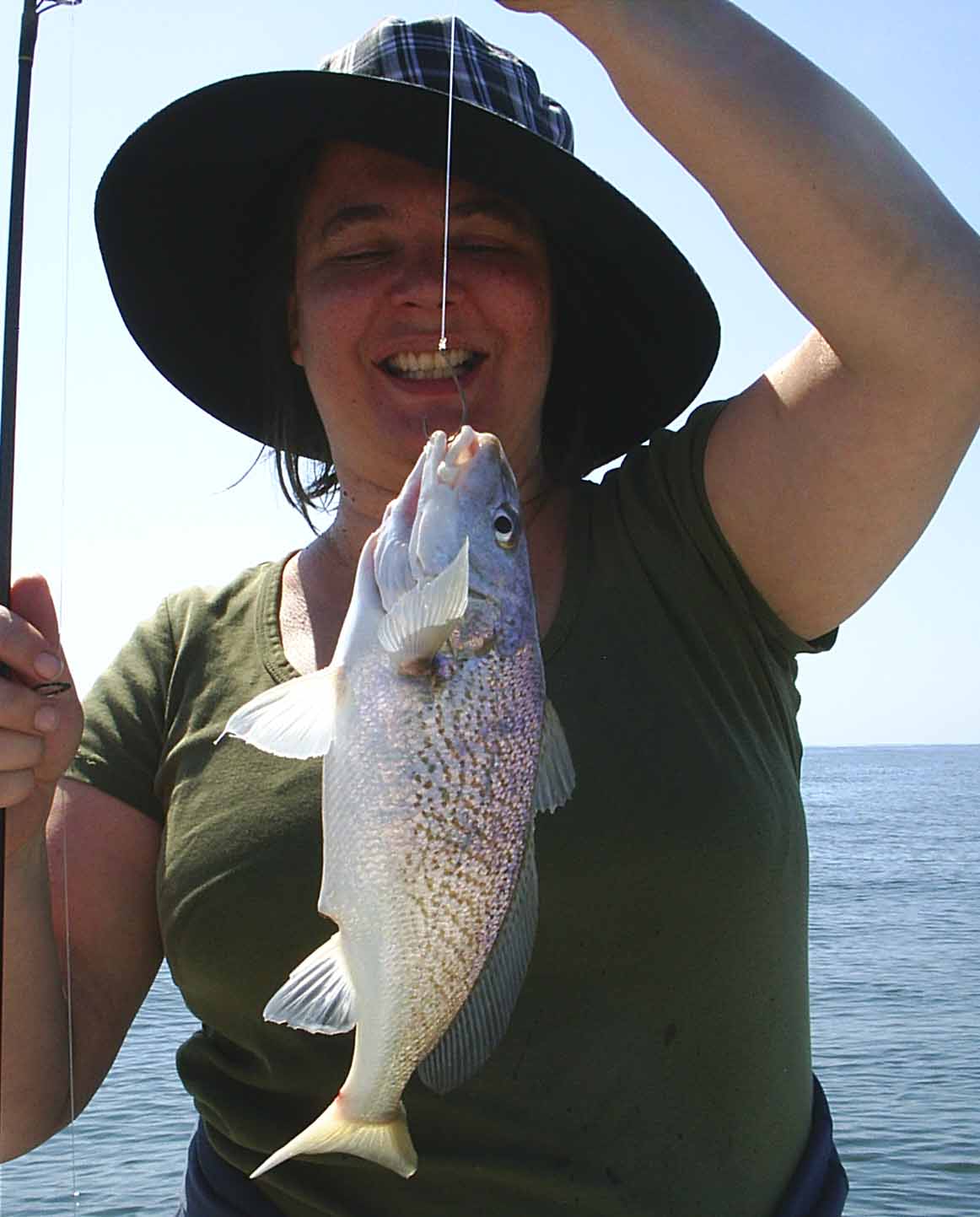 near shore croakers in New Jersey