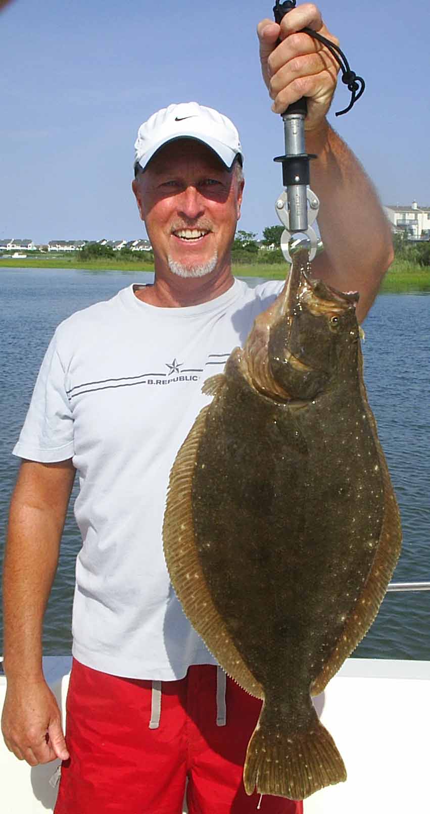 Doormat Fluke Caught on Time Out Charters