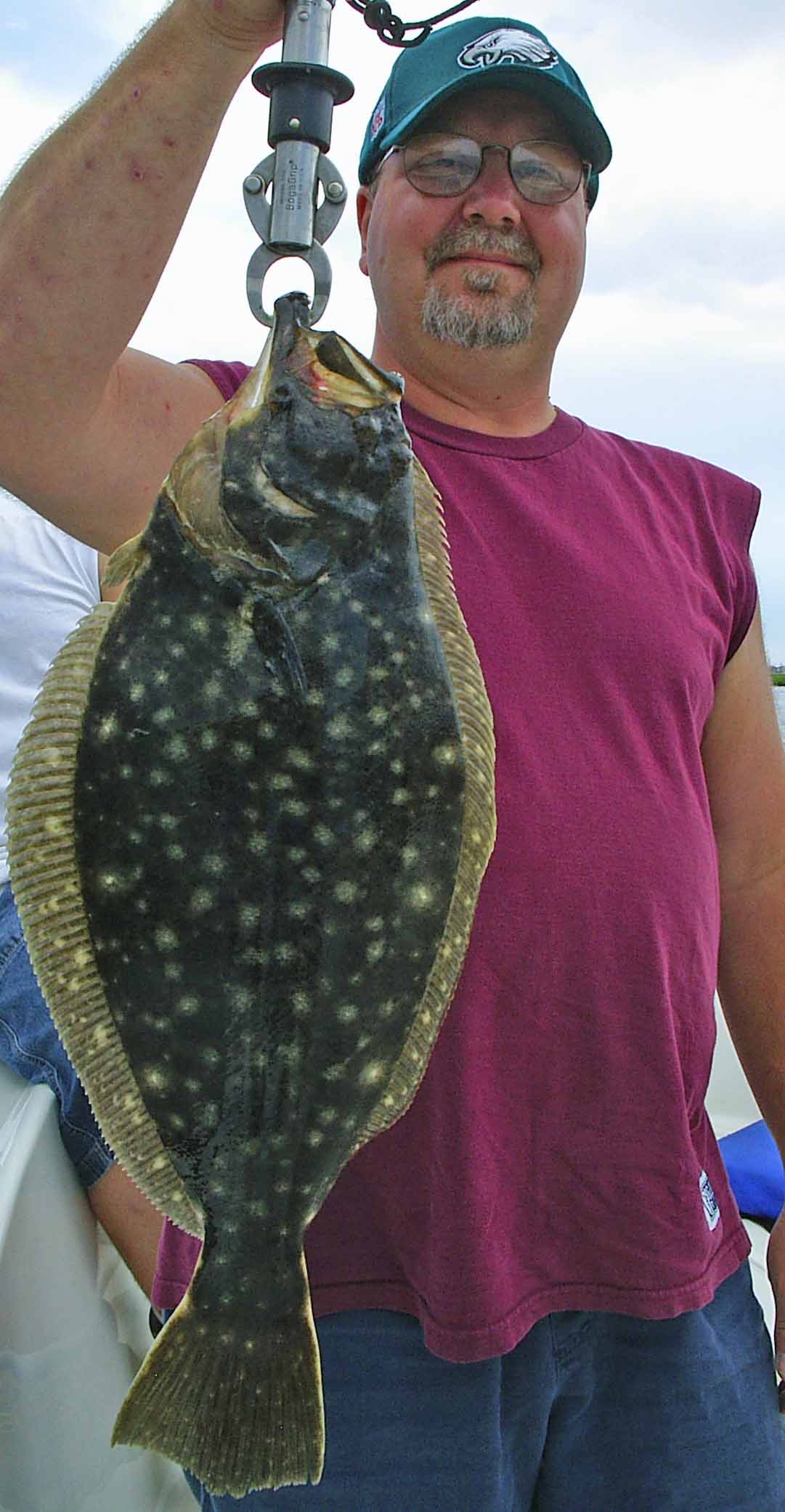 Catch huge fluke at the jersey shore!