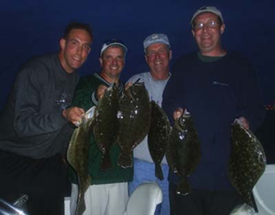 summer flounder caught on a South Jersey fluke fishing charter, New Jersey fluke fishing trip